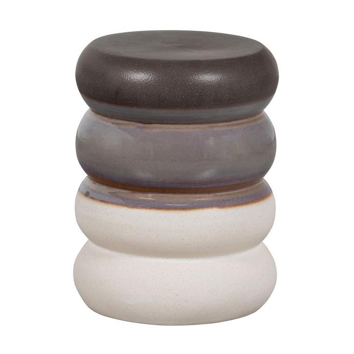 *WOONWINKEL* Vtwonen Bulb Bijzettafel Glazuurd Keramiek Grij, Huis en Inrichting, Tafels | Bijzettafels, Nieuw, Verzenden