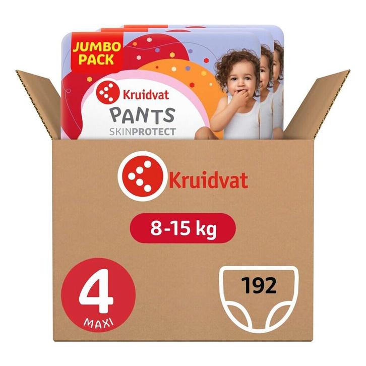 Kruidvat 4 Maxi Luierbroekjes Volumedoos, Kinderen en Baby's, Overige Kinderen en Baby's, Nieuw, Verzenden