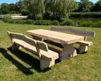 Eco Oostenrijkse Eiken Picknickset Met Rugleuning, Ophalen of Verzenden, Nieuw