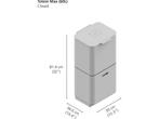 Joseph Joseph Totem 2.0 - Prullenbak - 60 l - 2, Huis en Inrichting, Verzenden, Zo goed als nieuw