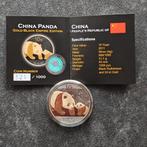 Chinese Panda 1 oz 2011 Golden Enigma – met Box, Verzenden, Oost-Azië, Losse munt, Zilver