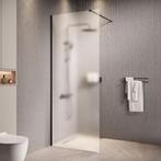 Douchewand Florida 90 x 200 cm Zwart – Inloopdouche 8 mm, Verzenden, Nieuw, Douche