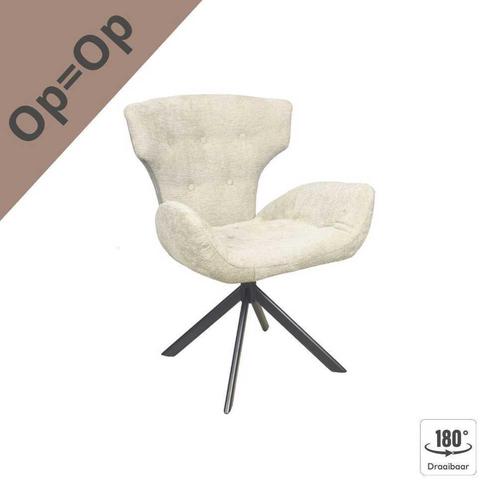 Actie! Eetkamerstoel Denmark | draaibaar |hout/metalen poot, Huis en Inrichting, Stoelen, Nieuw, Ophalen of Verzenden