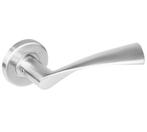 Intersteel Deurkruk / Deurklink Vlinder op rond rozet RVS, Ophalen of Verzenden, Nieuw