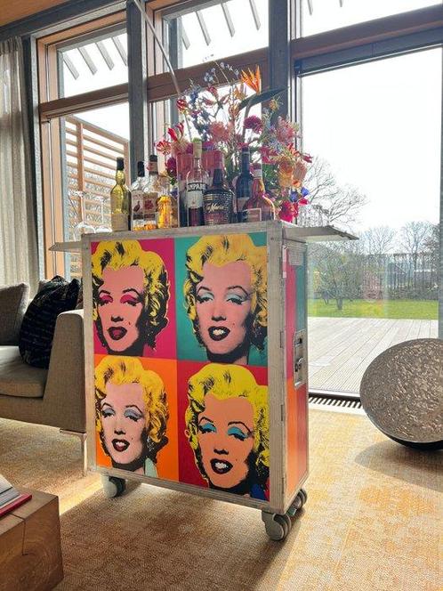 Noboringo full size vliegtuig trolley CeeVee - Trolley -, Antiek en Kunst, Antiek | Wandborden en Tegels