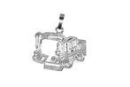 Hanger graafmachine zilver, Verzenden, Nieuw