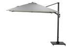 Hawaii zweefparasol Deluxe 300 x 300 cm., Tuin en Terras, Parasols, Verzenden, Nieuw, Zweefparasol, Kantelbaar