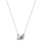 Elegante Zilverkleurige Swarovski Dames Ketting, Sieraden, Tassen en Uiterlijk, Kettingen, Ophalen of Verzenden, Nieuw