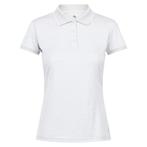 -46% Regatta  Regatta Dames remex ii polo hals t-shirt  maat, Verzenden, Nieuw, Wit