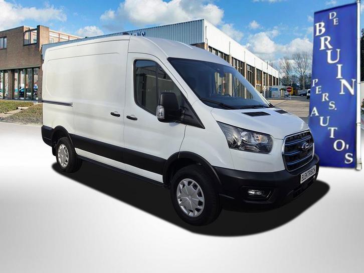 Ford E-Transit | Zakelijke Lease v.a. €441.57 pm, Auto's, Bestelauto's, Lease, Automaat, Financial lease, Elektrisch, Wit, Gebruikt