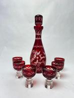 Drinkservies voor 6 (7) - Karaf met 6 glaasjes Jachtseizoen, Antiek en Kunst