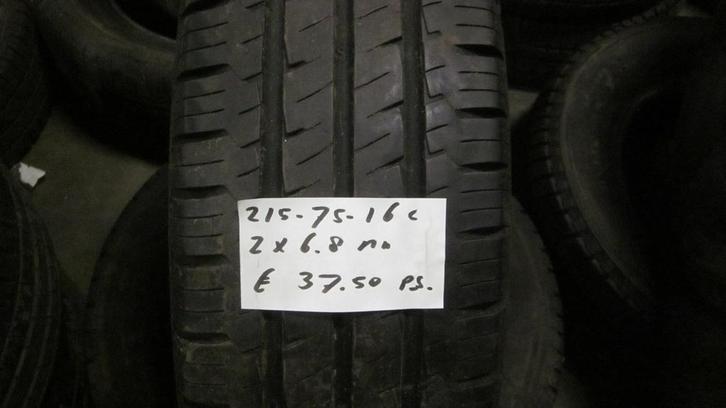 215 75 16 C Diverse bestelwagen zomerbanden, Auto-onderdelen, Banden en Velgen, 16 inch, 215 mm, Bestelwagen, Gebruikt, Band(en)