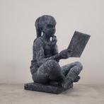 Mark Sugar - The girl with the book (Black stone), Antiek en Kunst