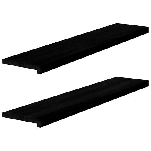 vidaXL Vensterbanken 2 st 120x25x2 cm massief eikenhout, Doe-het-zelf en Verbouw, Kozijnen en Schuifpuien, Nieuw, Verzenden