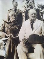 Keystone - (x2 photos) Winston Churchill with Middle East