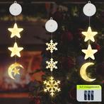 Kerstverlichting Raam Halve Maan, Maan, Sneeuwvlokken -, Verzenden, Nieuw