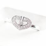 Cartier - Ring - C Heart Diamonds Ring - 18 karaat Witgoud, Nieuw