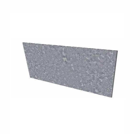 Verzinkt staal kantopsluiting recht 300x0,2x10cm, Tuin en Terras, Bielzen en Borders, 200 cm of meer, Nieuw, Overige materialen