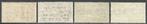Italië 1917 - Volo Roma/Turijn, Napels/Palermo + PA 2 waarde, Gestempeld