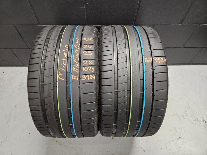 315/25/23 102Y MICHELIN ZOMERBANDEN 7,8MM PROFIEL DEMO 2X, Auto-onderdelen, Banden en Velgen, Overige maten, Erkend duurzaam, Zomerbanden