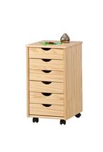 Moderne Ladekast NILS - Compact en Stijlvol - Met Wieltje..., Huis en Inrichting, Kasten | Ladekasten, Minder dan 50 cm, 1 of 2 laden
