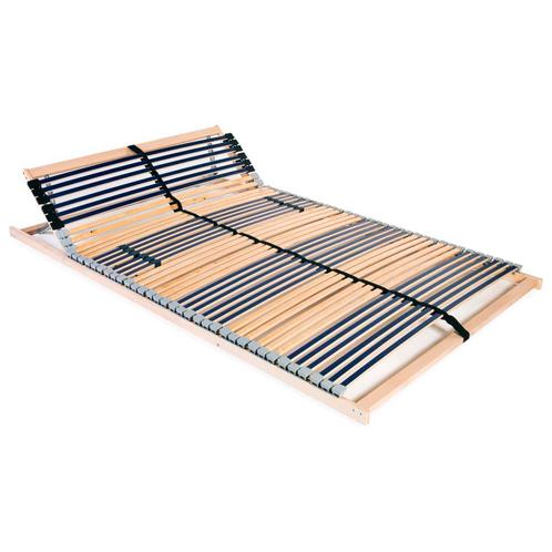 vidaXL Lattenbodem met 42 latten 7 zones 120x200 cm, Huis en Inrichting, Slaapkamer | Bedden, 120 cm, 200 cm, Twijfelaar, Nieuw