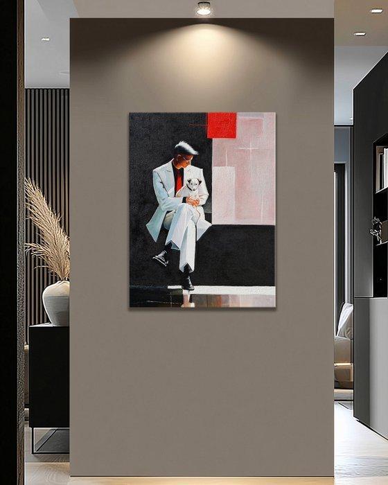 Pippo - 75x100, Antiek en Kunst, Kunst | Schilderijen | Modern