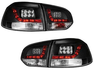 Achterlichten VW Golf VI LED Zwart, Auto-onderdelen, Overige Auto-onderdelen, Ophalen of Verzenden