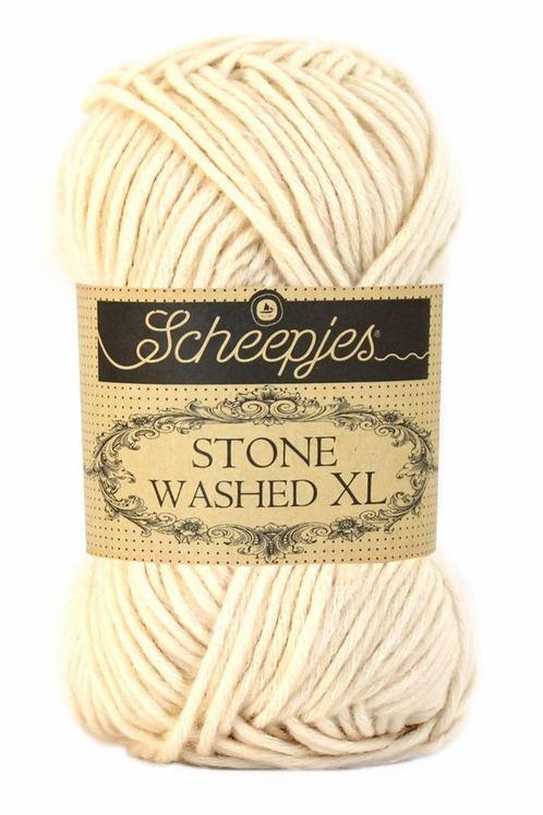 Scheepjes Stone Washed XL - 841 moon stone - Katoen Garen, Hobby en Vrije tijd, Breien en Haken, Ophalen of Verzenden