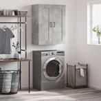 vidaXL Wandkast 69,5x34x90 cm bewerkt hout betongrijs, Huis en Inrichting, Kasten | Buffetkasten, Verzenden, Nieuw, 50 tot 100 cm