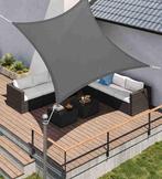 Zonnezeil waterdicht vierkant als weerbestendig schaduwdoek, Ophalen of Verzenden, Nieuw