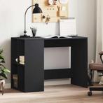 vidaXL Bureau 102x50x75 cm bewerkt hout zwart, Verzenden, Nieuw