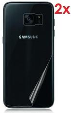 2 STUKS Galaxy S7 Edge Transparant Folie Achterkant Protecto, Telecommunicatie, Mobiele telefoons | Hoesjes en Frontjes | Samsung