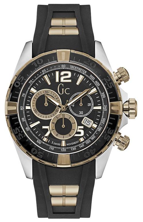 Gc Guess Collection Y02011G2 Sportracer heren horloge 45 mm, Sieraden, Tassen en Uiterlijk, Horloges | Heren, Kunststof, Nieuw