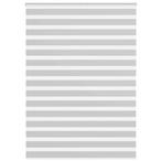 vidaXL Zebra rolgordijn 165x230 cm stofbreedte 160,9 cm, Verzenden, Nieuw, Grijs