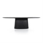 Eettafel Aron ovaal 250x110 - zwart, Ophalen of Verzenden, Nieuw