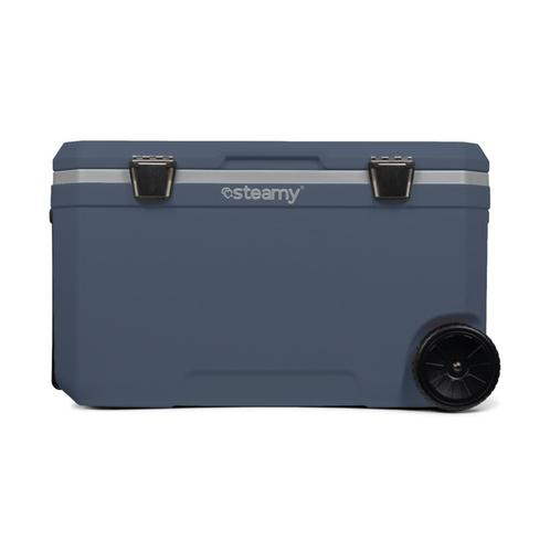 Steamy Cool 70 (70 Liter) Koelbox op Wielen Blauw, Caravans en Kamperen, Koelboxen, Nieuw, Verzenden