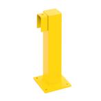Begin- of Eindpaal Magazijn Railing XL Gecoat 500 mm, Verzenden