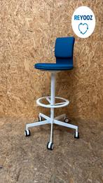 Baliestoel - laboratoriumstoel - LaPalma - Blauw - Tweed..., Zakelijke goederen, Kantoor en Winkelinrichting | Kantoormeubilair en Inrichting