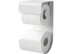 Veiling - Sealskin Brix - Dubbele wc rolhouder - Wit, Nieuw