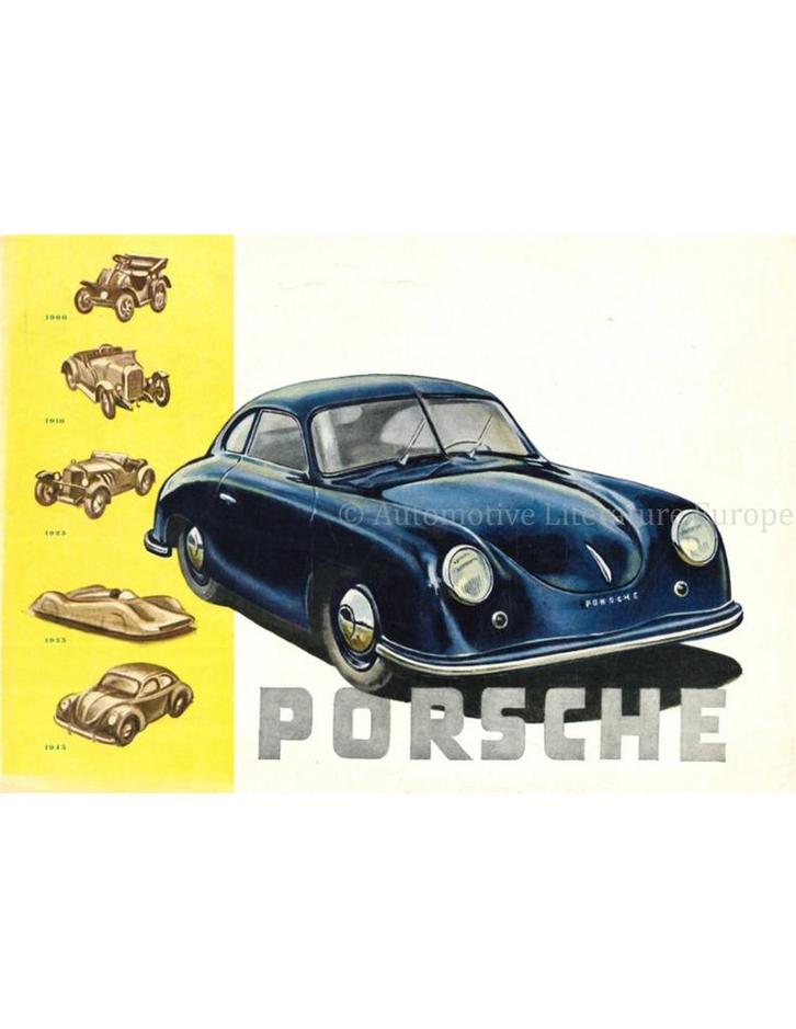 1949 PORSCHE 356 BROCHURE FRANS, Boeken, Auto's | Folders en Tijdschriften, Porsche