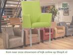 Leren eetkamerstoel Comfort met armleuning - Toledo Lime, Huis en Inrichting, Stoelen, Overige kleuren, Nieuw, Leer, Ophalen of Verzenden