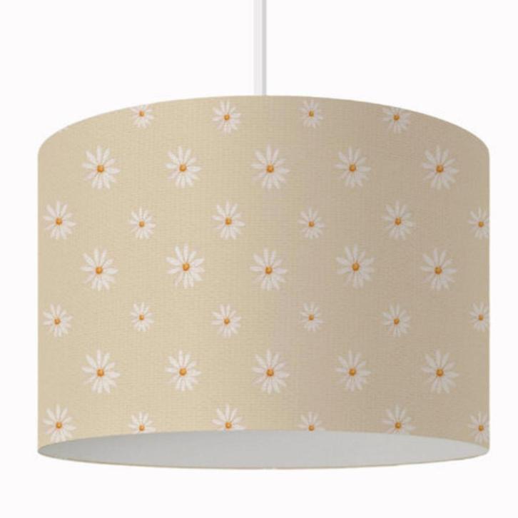 Kinderkamer hanglamp madeliefjes in beige – sfeervolle ve., Kinderen en Baby's, Kinderkamer | Inrichting en Decoratie, Nieuw, Ophalen of Verzenden