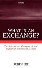 What is an Exchange? 9780198288404 Ruben Lee, Verzenden, Gelezen, Ruben Lee