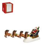 Santa sleigh battery operated l34xb7xh15cm, Verzenden, Nieuw