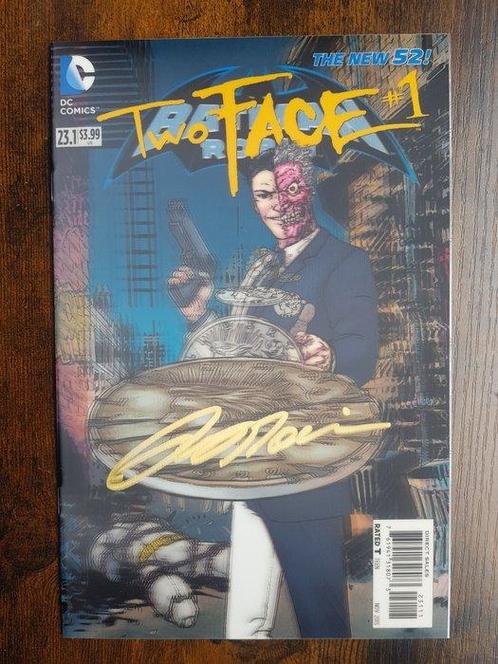 Batman and Robin #23.1 Two-Face - Lenticular Cover - Signed, Boeken, Strips | Comics