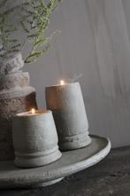 Stenen kandelaar Organic grey 10 cm, Huis en Inrichting, Woonaccessoires | Kandelaars en Kaarsen, Ophalen of Verzenden, Nieuw