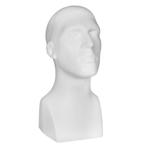 Plastic collection hoofd heer wit 1510A-01