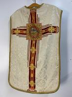Relikwie - Zijde, Katoen - 1850-1900 - Kazuifel met Lam van, Antiek en Kunst