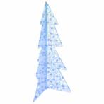 vidaXL Kerstboom met 160 LED Blauw 150 cm Acryl, Diversen, Kerst, Verzenden, Nieuw